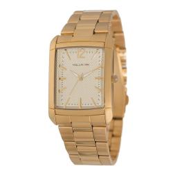Gents Gold Bracelet Champagne Dial Watch