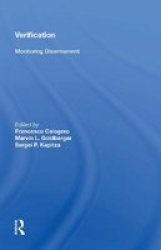 Verification - Monitoring Disarmament Paperback