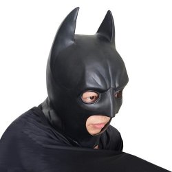 Cosplay Cool Batman Super Hero Latex Full Mask Popular Adult Halloween Party Toy Props