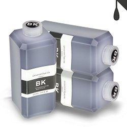 Allinktoner 3X Black Refill Ink 500 Ml 16.9 Oz Bottle Compatible With Most Inkjet Printers & Refill Kit