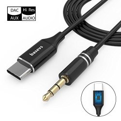 Pixel 2 To 3.5MM Audio Aux Jack Adapter Basevs Hi-res USB C To 3.5MM Male Extension Headphone Audio Stereo Cord Adapter Cable For Google