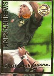 Mark Andrews - 1997 Panini Springboks Legends Card