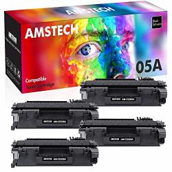 Amstech Compatible Toner Cartridge Replacement For Hp 05A CE505A Hp P2055DN P2035 Toner Cartridge Hp Laserjet P2035 P2055DN P2035N P2055D P0255X Hp Laserjet P2055