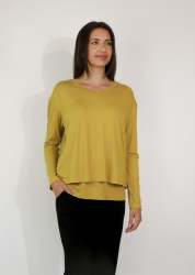 Arielle - Double Layer Top Chartreuse - Size 4 X Large