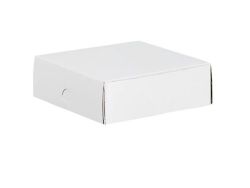 White Cake Or Takeaway Box - 10 Units - 7X 7 X4