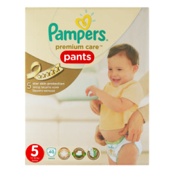 Pampers Premium Care Junior Size 5 40 Pants Mega Pack