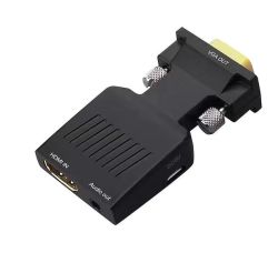 Active HDMI To Vga Adapter With Audio Out