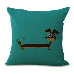 Funky Dog Pillow Case - A1082 7 45 45CM