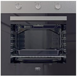 Defy Slimline 600U Black Glass Oven DBO484