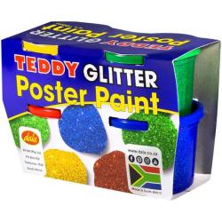 Teddy Glitter Poster Paint Kit