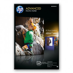 Hp Advanced Glossy Photo Paper 250 G m-10 X 15 Cm Borderless 100 Sht