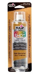 Tulip Colorshot Instant Fabric Color 3OZ. Gold Shimmer