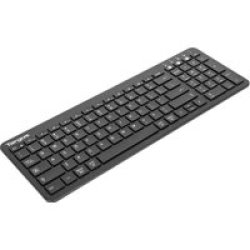 Targus - Antimicrobial Universal Midsize Bluetooth Keyboard - Black