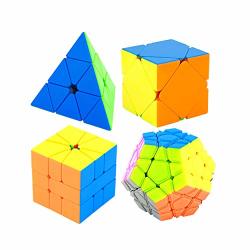 Speedcubing Bundle MoFang JiaoShi Megaminx & Skew 3X3 & Square-1  Pyramid cube 