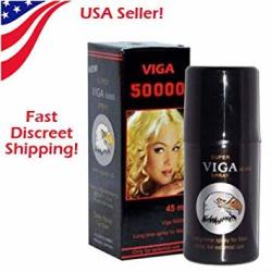 New Super Viga 50000 Delay Spray - 1 Bottle - With Vitamin E - Free Shipping