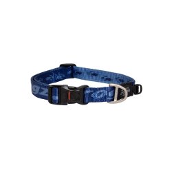 Rogz Alpinist Dog Collar Classic Blue