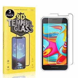 Screen Protector For Samsung Galaxy A2 Core 3-PACK Unextati Galaxy A2 Core Hd-clear Tempered Glass Film 9H Hardness Anti Shatter Anti Scratch Fingerprint Bubble Free