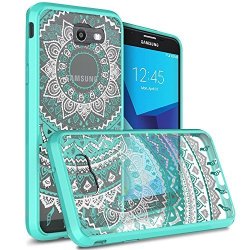 Galaxy J7 V Case Galaxy J7 2017 Case Galaxy J7 Sky Pro Case Galaxy J7 Perx Case Coveron Clearguard Series Hard Cover For Samsung