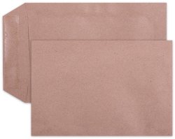 LEO C3 Manilla Gummed Envelopes with Open Short Side Box Of 250