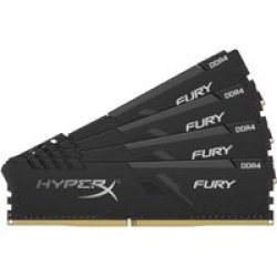 Hyperx Kingston Technology - Fury 128GB 32GB X 4 Kit DDR4-2400 CL15 1.2V - 288PIN Memory Module