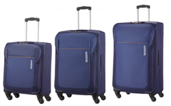 American Tourister San Francisco Set Of 3 Spinners Blue
