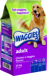 Waggies dog food review