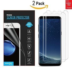 Galaxy S8 Plus Screen Protector 2 Pack Galaxy S8+ Not Glass Amazingforless Galaxy S8+ Full Coverage Bubble-free Screen Protector For Samsung Galaxy S8 Plus 2017