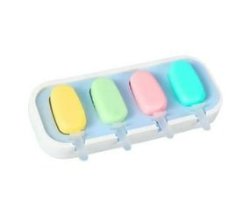 Ice Cream Molds Silicone Popsicle - Blue