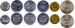 Andorra 6 Coins Set 1995-2002 Unc 1-25 Centims. Collectible Coins For Your Coin Album Coin Holders Or Coin Collection