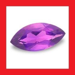 Amethyst - Rich Purple Marquise Facet - 0.52cts
