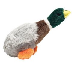 Boss Pet 08845 Assorted Digger's Plush Waterfowl Characters Cuddly Dog Toy With Squeaker