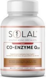 Solac Solal Co-enzyme Q10 - Healthy Heart Supplement 60 Capsules