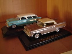 '57 Chevrolet Die Cast Models Combo: Nomad Bel Air V8 & Bel Air H top V8 1 43 R s Gteed In Stock