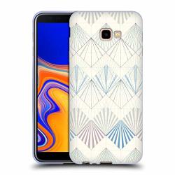 Official Rachel Caldwell Lines Patterns Soft Gel Case For Samsung Galaxy J4 Plus 2018