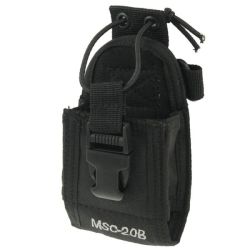 MSC20B Universal Nylon Carry Case Holster With Strap For Walkie Talkie