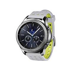 Greatfine Silicone 22MM Classic Watch Strap Samsung Galaxy Gear 2 GARMIN Vivomove Sport garmin V