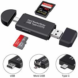 USB Type C Sd Card Reader USB 3.0 Card Reader Sd Card Reader Otg Function Portable Memory Card Reader Micro Sd Card Reader Sd