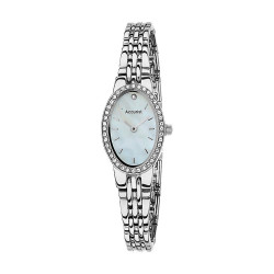 Accurist Ladies' Oval Dial Stainless Steel Bracelet Watch