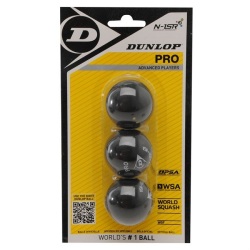 Dunlop Pro Ball Blister - 3 Pack