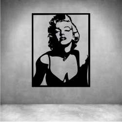Marilyn Monroe - Matt Silver L 400 X H 600MM