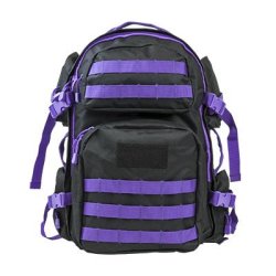 Nc Star Tactical Backpack Black Purple