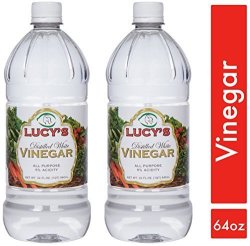 Lucy's Enterprises Inc. Lucy's 5% Distilled White Vinegar 32 Oz. Bottle Pack Of 2