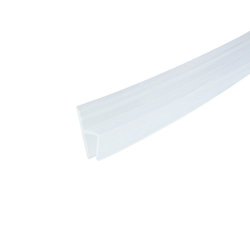 Uxcell 36-INCH H Shaped Frameless Window Shower Door Seal Clear For 5 16-INCH Glass