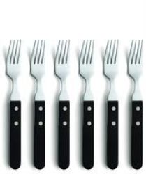 Amefa Steak & Pizza Forks X 6 Retail Box Out Of Box Failure Warranty Features:• 6 Pcs. Pizza Fork Steak Fork Set Consisting Of: