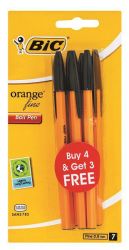 BIC Orange Fine 4+3 Black Ink