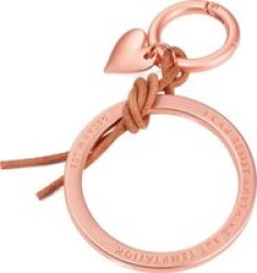 Bag Charm With Two Charms Temptation - Rose Gold Colour