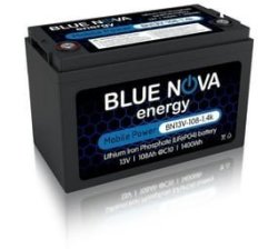Bluenova 13 Volt 108 Amp 1.4 Kilowatt Hour Medium Sized Lithium Battery