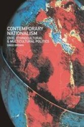 Contemporary Nationalism Paperback New