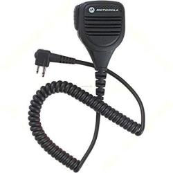 Motorola Original Oem PMMN4013 PMMN4013A Remote Speaker Microphone With 3.5MM Audio Jack Coiled Cord & Swivel Clip Intrinsically Safe