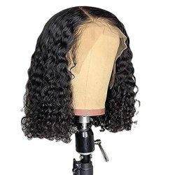 Deep Wave Lace Frontal Wig 150% Density 14 Inch Standard 2-5 Working Days